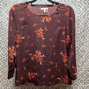 Maurices Top size S Floral Blouse